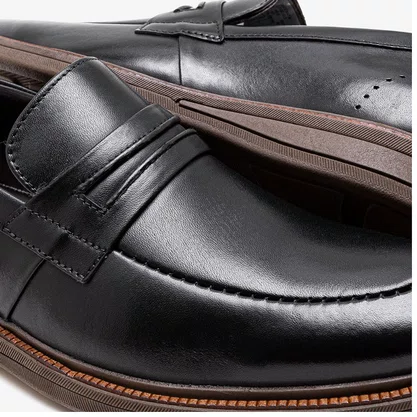 Loafer Democrata Masculino Metropolitan Bay Preto