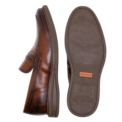 Loafer Democrata Masculino Metropolitan Bay Tan