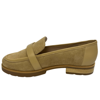 LoaferLuz da Lua Nocciola Couro Camurça