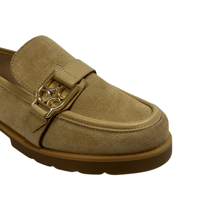 LoaferLuz da Lua Nocciola Couro Camurça