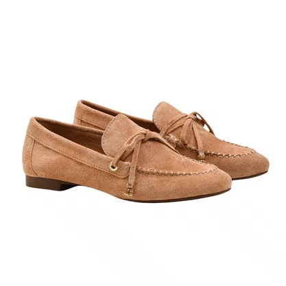 Mocassim Jorge Bischoff Feminino Couro Camurça