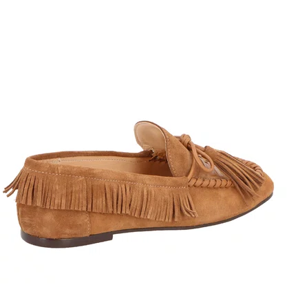 Mocassim Luiza Barcelos Feminino Fendi Couro Camurça