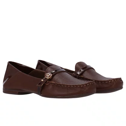 Mocassim Luz da Lua Feminino Trufa Couro
