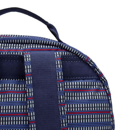 Mochila Kipling Azul Seoul Estampado 