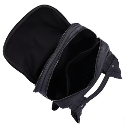 Mochila Masculina Luz da Lua Marrocos Preto Couro   