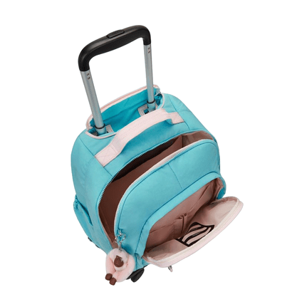 Mochila Rodinha Kipling New Zea Azul