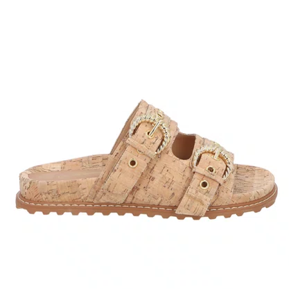 Papete Luiza Barcelos Feminina Cortiça Natural