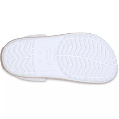 Sandália Crocs Feminina Crocband Clog White Pink Caramel