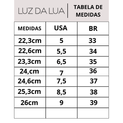 Sandália Luz da Lua Feminina Marfim Salto Bloco Couro
