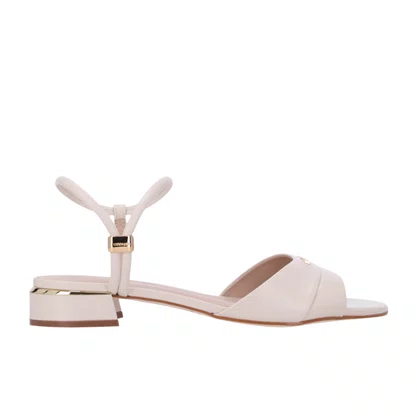 Sandalia Rasteira Luz da Lua Feminna Panna Couro