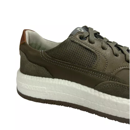 Sapatênis Democrata Masculino Denim Drake Grafite Pulse Couro