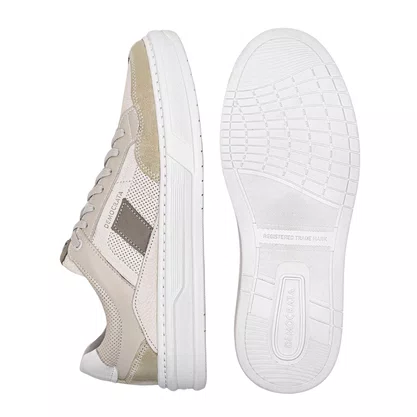 Sapatênis Democrata Masculino Denim Wide Camel Neve Couro