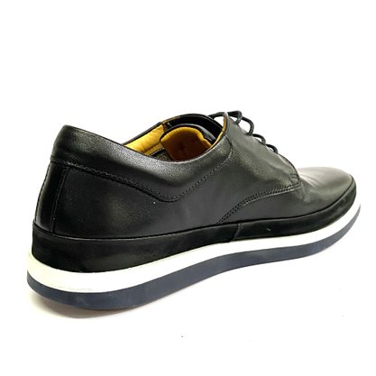 Sapatênis Vinicci Padua-32U Preto Couro 