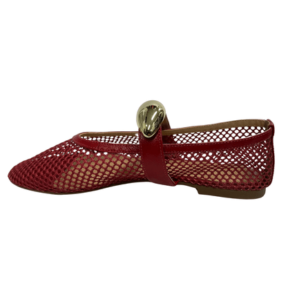 Sapatilha Berti Maria Feminina Telada Vermelho