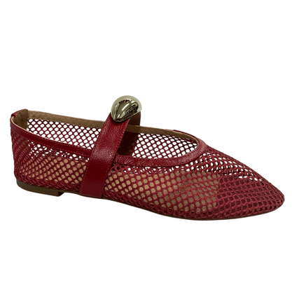 Sapatilha Berti Maria Feminina Telada Vermelho