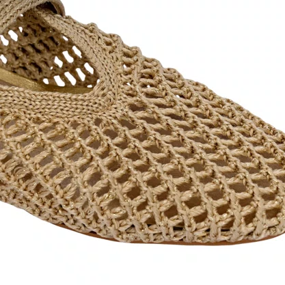 Sapatilha Carrano Feminina Crochet Dourado