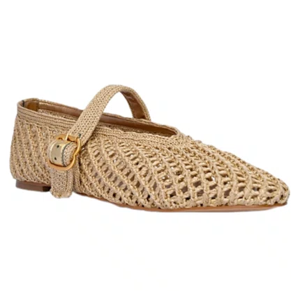 Sapatilha Carrano Feminina Crochet Dourado