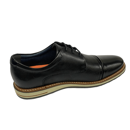 Sapato Democrata Metropolitan Oliver Preto Couro