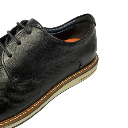 Sapato Democrata Metropolitan Oliver Preto Couro