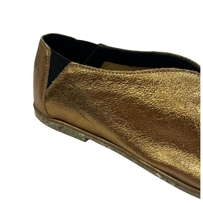 Sapato Ipadma Ouro velho Couro