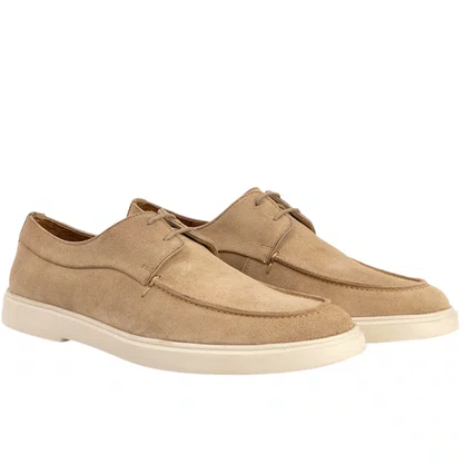Sapato Viccini Masculino Tortilha Couro Camurça