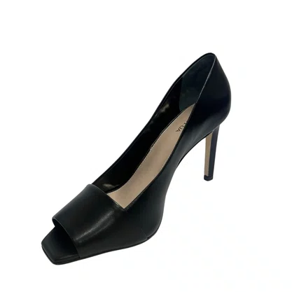 Scarpin Luz da Lua Feminino Preto Couro 