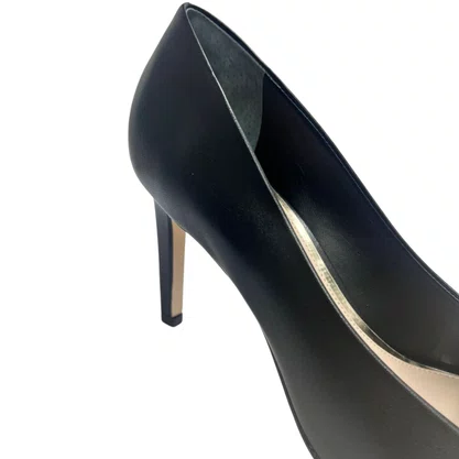 Scarpin Luz da Lua Feminino Preto Couro 