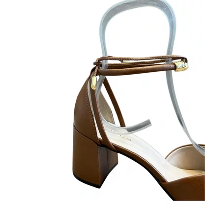 Scarpin Luz da Luz Feminino Ambar Couro