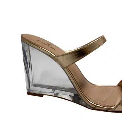 Tamanco Anabela Berti Maria Feminino Anabela Dourado
