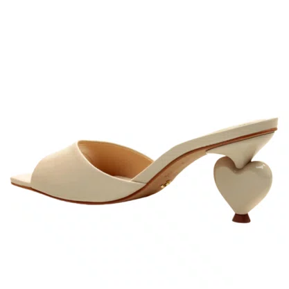 Tamanco Cecconello Feminino Off White Couro