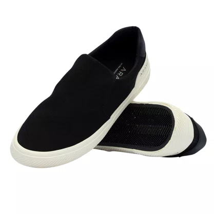 Tênis Aramis Masculino Daily Slip Canvas Preto Off White