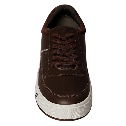 Tênis Calvin Klein Masculino Palito Basic Marrom