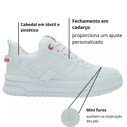 Tênis Chilli Bens Masculino Branco