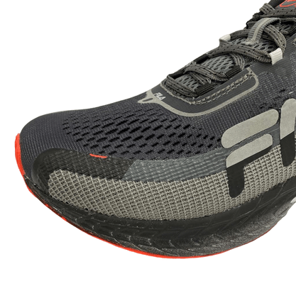Tênis Fila Racer Grafite Preto Coral 