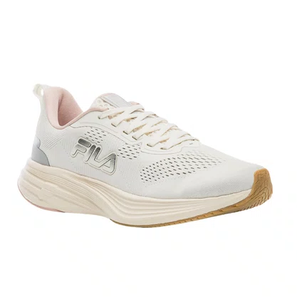 Tênis Fila Stride Feminino Bege Rose Cinza