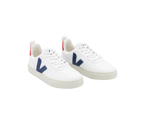 Tênis infantil Veja V-10 White Cobalto Pekin 