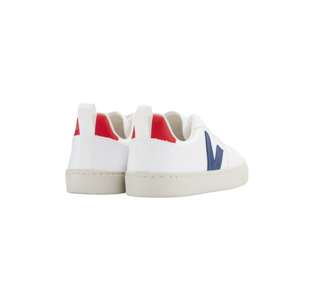 Tênis infantil Veja V-10 White Cobalto Pekin 