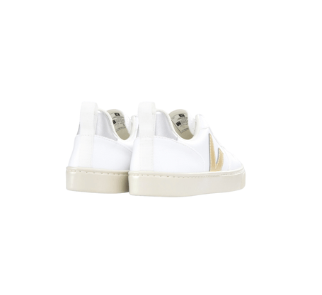 Tênis Infantil Veja V-10 White Platine Sliver 