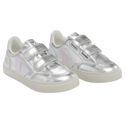 Tênis Infantil Veja V-12 Silver Lassi