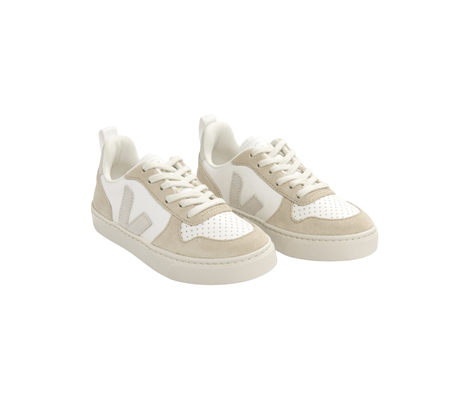 Tênis Infantil Veja V-10 Extra White Natural Almond