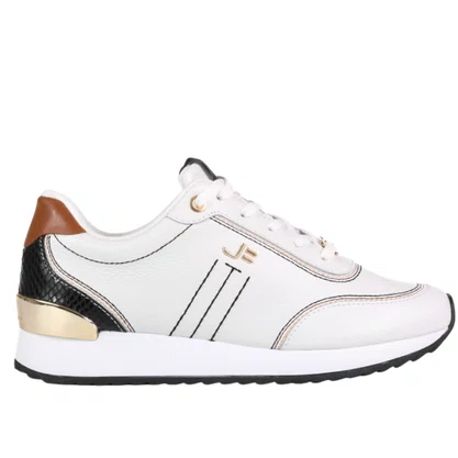 Tênis Jorge Bischoff Feminino Floter Fresh Branco Couro