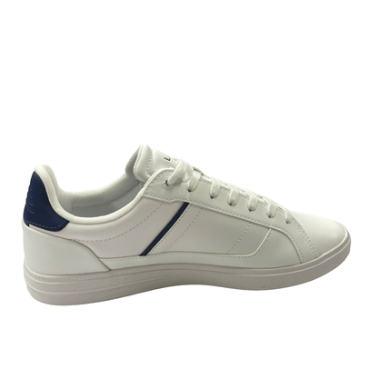 Tênis Lacoste Europa Pro White Navy Couro 