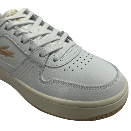 Tênis Lacoste Feminino L001 Set Off White Couro