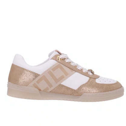 Tênis Luz da Lua Feminino  Bianco Ouro Couro