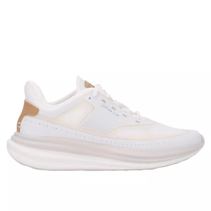 Tênis Luz da Lua Feminino Branco Bege Cinza Claro