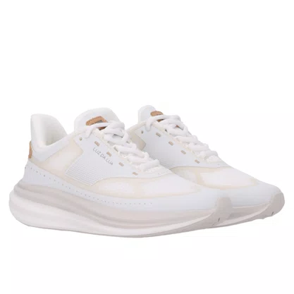 Tênis Luz da Lua Feminino Branco Bege Cinza Claro