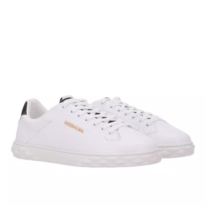 Tênis Luz da Lua Feminino Branco Monograma Couro