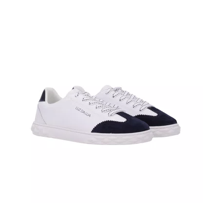 Tênis Luz da Lua Feminino Branco Netuno Camurça