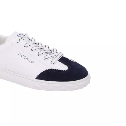 Tênis Luz da Lua Feminino Branco Netuno Camurça