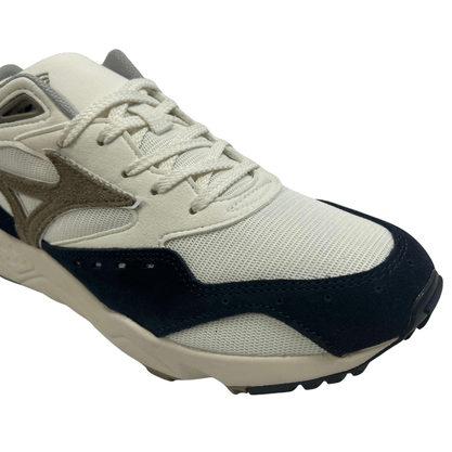 Tênis Mizuno Masculino Contender Branco Azul Jeans Couro Camurça